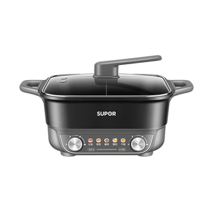 苏泊尔鸳鸯电火锅电锅家用多功能一体不粘电炒锅电煮锅锅2025新款