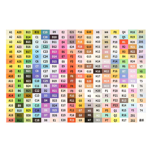 mard家拼豆色号贴纸295色全色系图纸标签纸女孩COCO家婆娑dodo卡卡分类色号收纳不干胶实用防水彩色标签贴画D