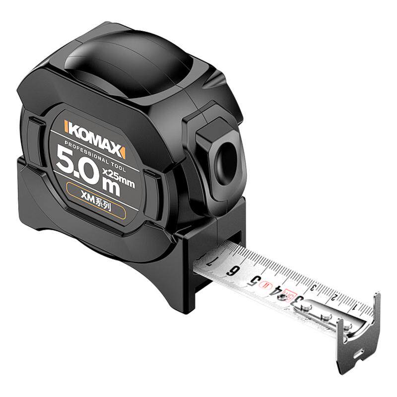 科麦斯不锈钢卷尺5米7.5米10米加厚高精度测量盒尺鲁班尺防摔尺子