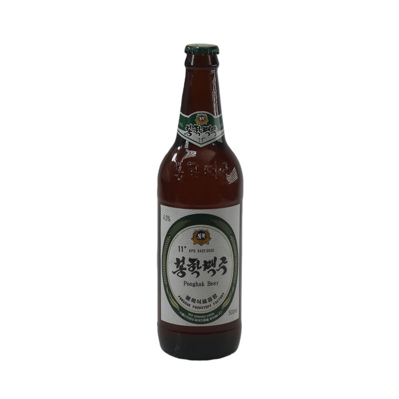 凤鹤啤酒朝鲜黄啤特产大同江平壤