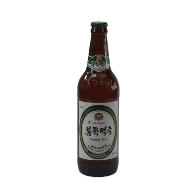 凤鹤啤酒朝鲜黄啤特产大同江平壤