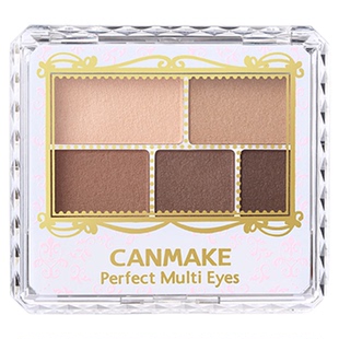 canmake/井田砍妹哑光五色眼影盘小盘便携大地色05日本眼影初学者