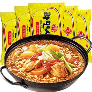 韩国泡面进口方便面不倒翁面饼部队火锅拉面餐饮面条速食泡面48袋