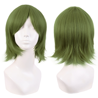 短直发高温丝汉子反翘cos假发