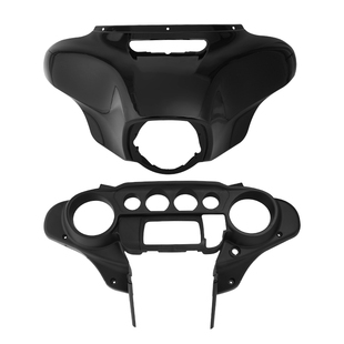 适用哈雷大滑翔街道滑翔CVO改装大灯头罩外壳内罩 猪头罩 14-23年