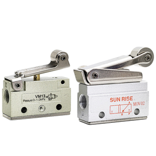 气动机械阀MOV-02滚轮杠杆型JM-07A行程开关VM131-01-00/0102气阀