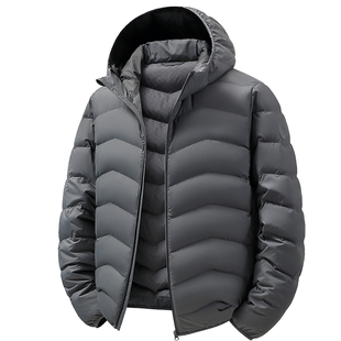 鸭鸭漫步系列轻薄羽绒服男短款2025秋冬新款保暖休闲户外运动外套