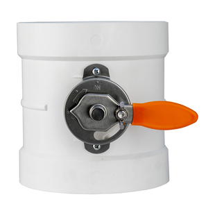 桐宇PP.PVC密闭手动风阀承插式风量调节阀通风管道蝶阀阀门止回阀