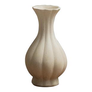 景德镇素胚小花瓶复古怀旧粗陶花器家居玄关客厅书房桌面装饰摆件