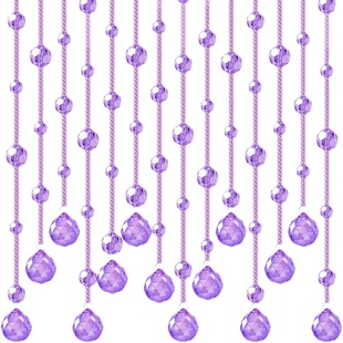 水晶珠帘过道隔断帘卫生间卧室遮挡门帘家用客厅阳台装饰珠链新款