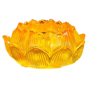 七彩琉璃灯座家用酥油灯灯台佛前供佛烛台供奉菩萨长明灯灯盏贡灯