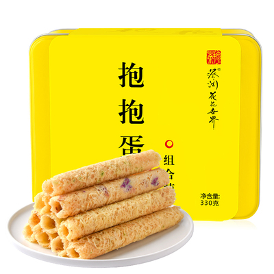 蔡澜花花世界酥脆手工鸡蛋卷礼盒