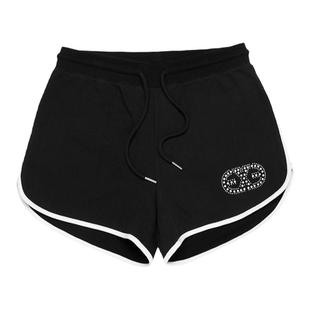 Ed hardy X2025夏季新款烫半圆珍珠钻印花国潮夏款裤子五分裤短裤