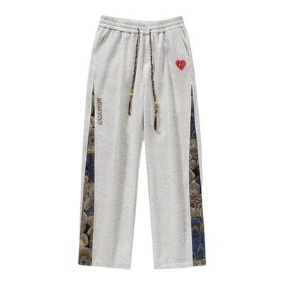 查尔斯桃心爱心休闲裤