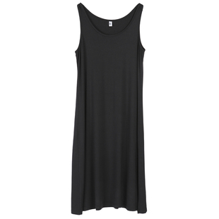 打底吊带背心裙莫代尔长裙宽松大码内搭衬裙中长款连衣裙女夏显瘦