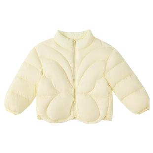 笛莎官方童装女童轻薄羽绒服冬季新款小童女孩儿童洋气甜美外套