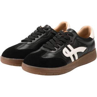 暇步士德训鞋女26春新款真皮运动平底百搭板鞋阿甘鞋复古休闲鞋女