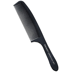 美发家用梳头梳子大齿宽头顺发梳卷发打理塑料梳防静电加厚碳纤梳