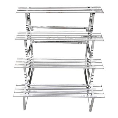 直销不锈钢多层阶梯户外阳台花架