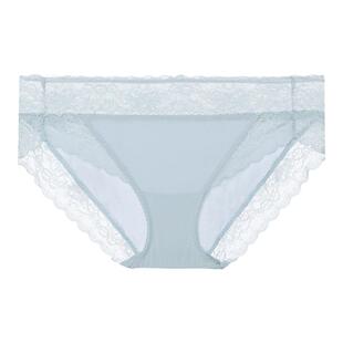 【买3件117元】爱慕内裤女夏季薄款性感蕾丝舒适高低腰内裤拼款