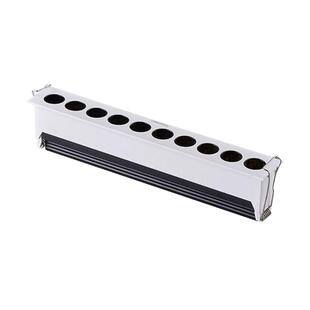 格栅灯嵌入式led线长条灯防眩射灯五头10家用客厅走廊背景无主灯