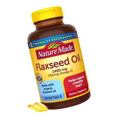 100粒亚麻籽油欧米伽胶囊天维美