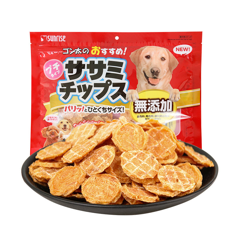 盛来知150枚鸡肉干圆片奖励零食