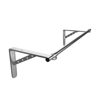 304不锈钢阳台晾衣杆固定式外伸侧墙晾衣架窗户晒衣杆壁式挂衣杆