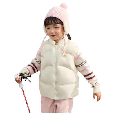 巴拉巴拉男童羽绒马甲加厚坎肩冬