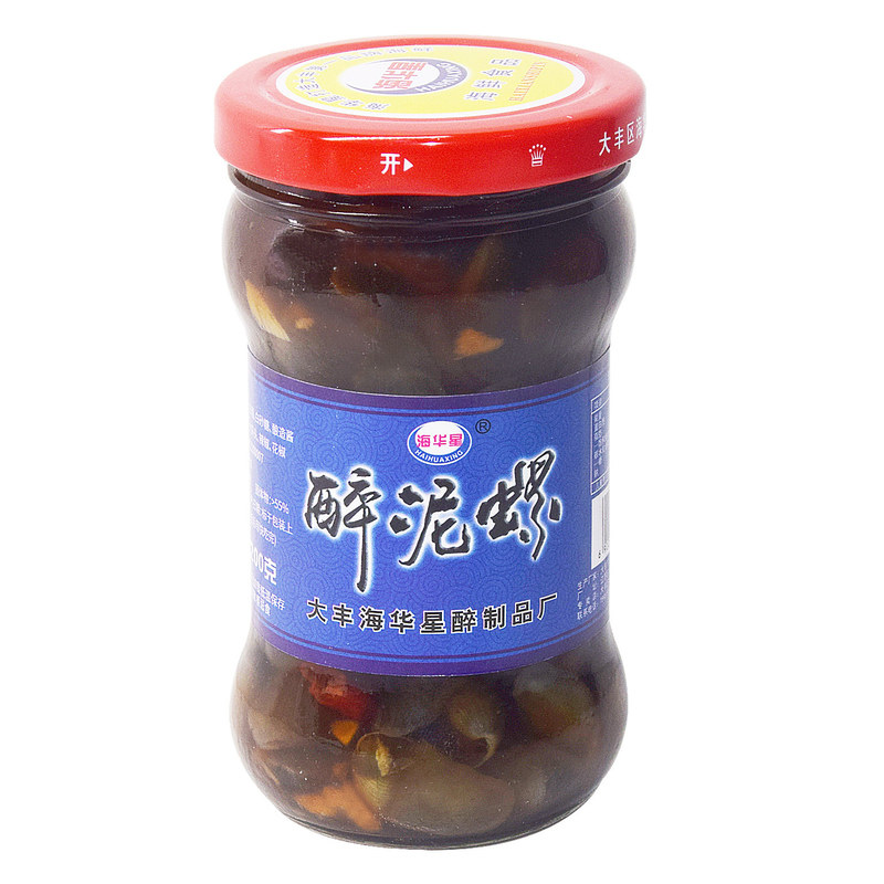 海华星醉泥螺即食罐装200g泥螺特产中大粒装盐城大丰手工黄泥螺