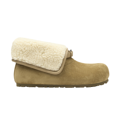 诗歌兰2025冬季真皮毛毛雪地靴女