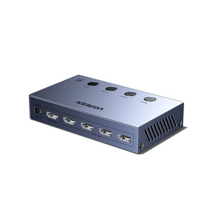 绿联hdmi分屏器四进一出多屏显示画面分割器切换器一分四屏幕切割器4路适用dnf搬砖监控高清音视频4进1出扩展