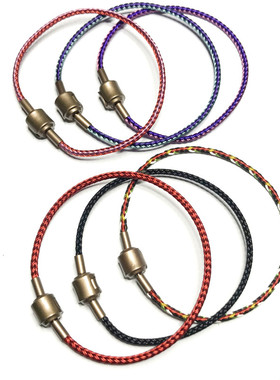 2mm细防水钢丝手链可diy串小孔珠