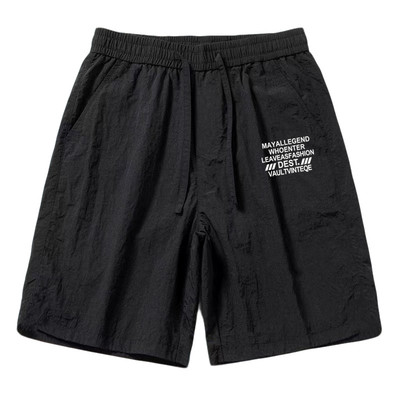 冰丝运动短裤子女夏季薄款阔腿时尚潮流爆款工装五分裤直筒休闲裤