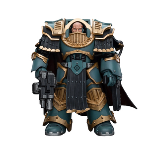 JOYTOY暗源战锤荷鲁斯之子穿铁骑终结者盔甲的执政官1:18可动兵人