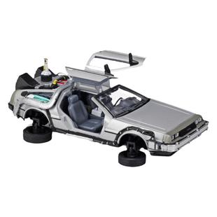 1/24 回到未来 德罗宁 DeLorean DMC 合金汽车模型摆件儿童节礼物