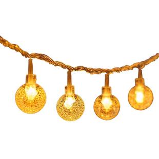 太阳能户外露营氛围灯带圣诞装饰灯圣诞树led彩灯闪灯串灯满天星