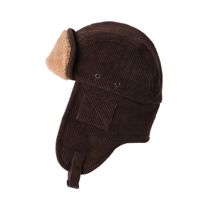 mrduck新款皮毛一体羊羔毛雷锋帽