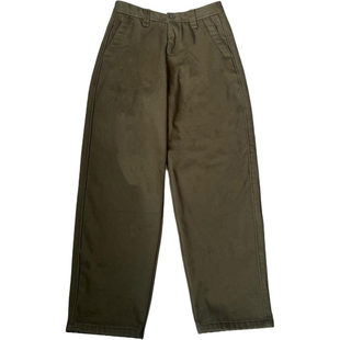 重头来过秋冬加绒加厚保暖长裤大码美式直筒复古工装裤休闲裤男