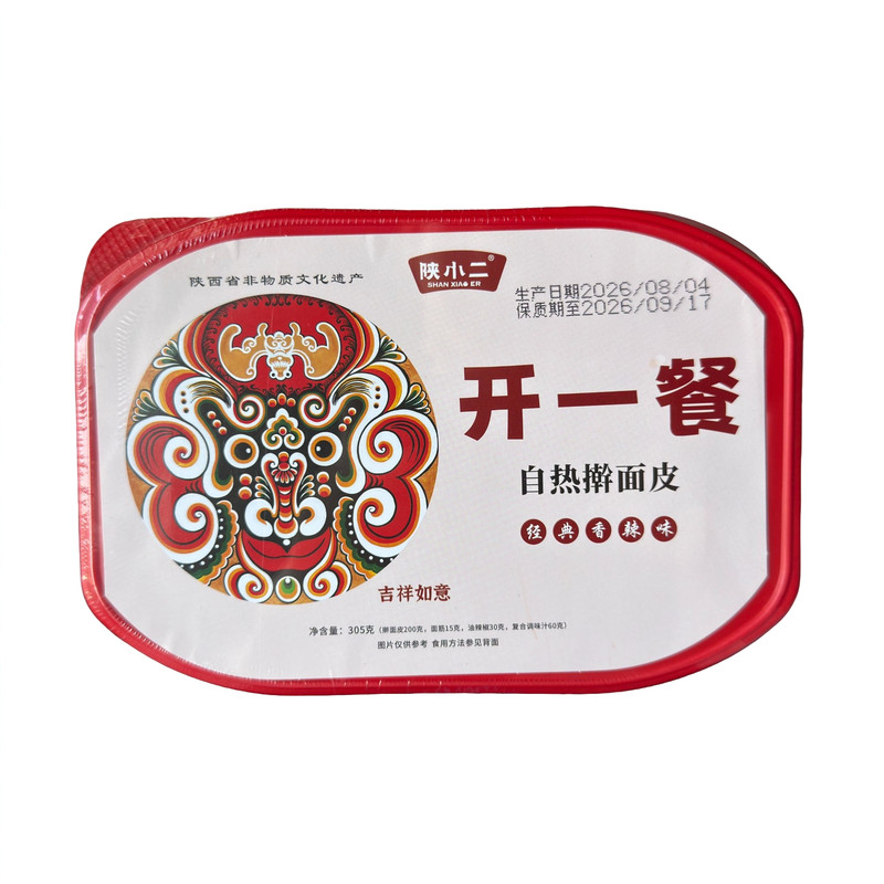 陕小二自热宝鸡擀面皮方便速食