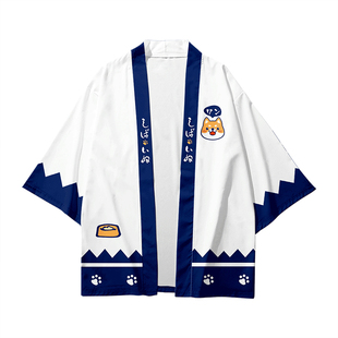 秋田柴犬动漫二次元应援周边法批羽织衬衫外出居家打CALL上衣服夏