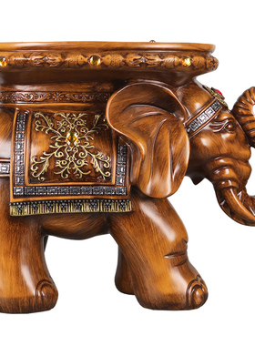 招财大象换鞋凳摆件乔迁送礼