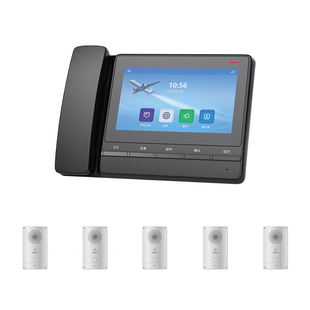 停车场无人值守呼叫系统 一键呼叫值班室保安远程开闸抬杆 开门按钮道闸无卡物业管理IP网络对讲求助紧急智慧