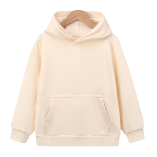儿童卫衣定制华棉连帽长袖外套演出服印字小学生运动会班服印logo