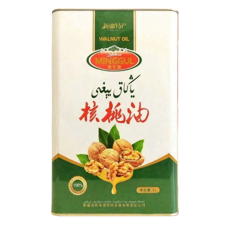 新疆冷榨一级核桃油营养