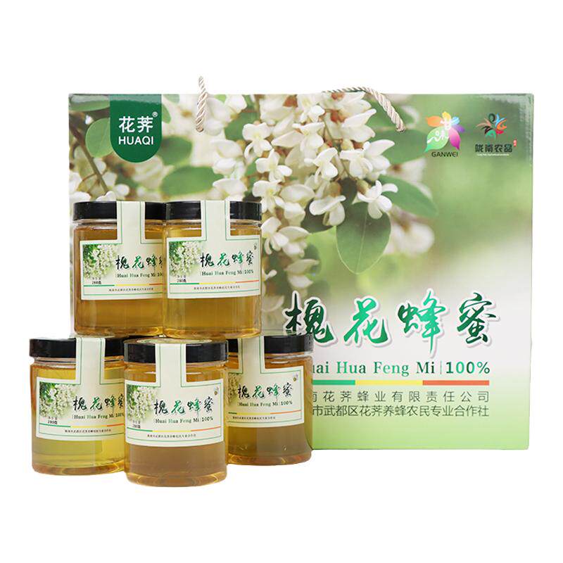陇南特产槐花蜂蜜礼盒280g×6