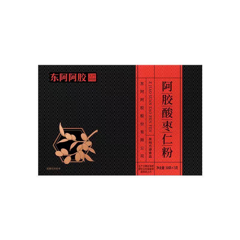 东阿阿胶酸枣仁粉失眠补非褪黑素