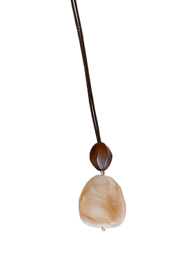 秋冬中式美拉德复古长款毛衣项链