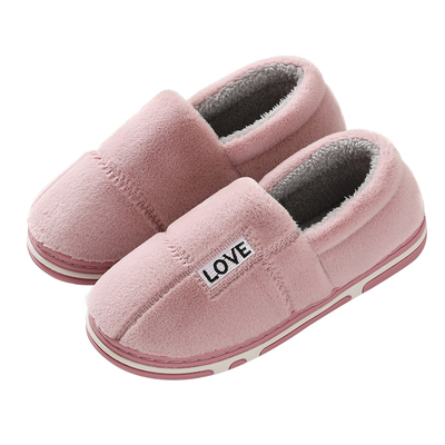 居家家防水防滑棉拖室内厚底女鞋