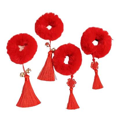 女童汉服发饰龙年新年头饰中国风